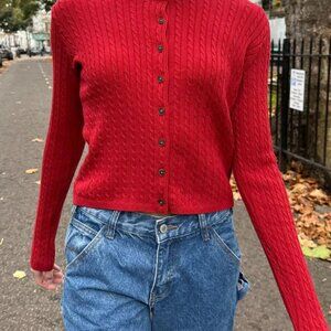 Brandy Melville Zoe Cable Knit Cardigan